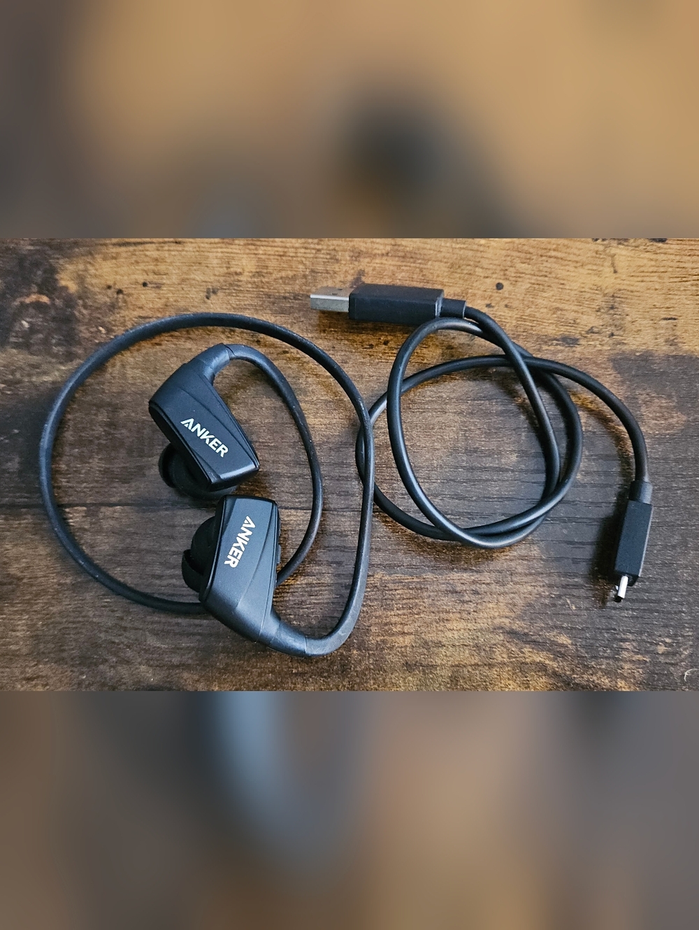 Anker Black Wired Earbuds with USB Connector